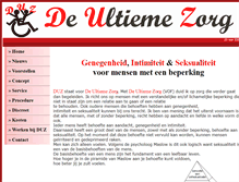Tablet Screenshot of deultiemezorg.nl